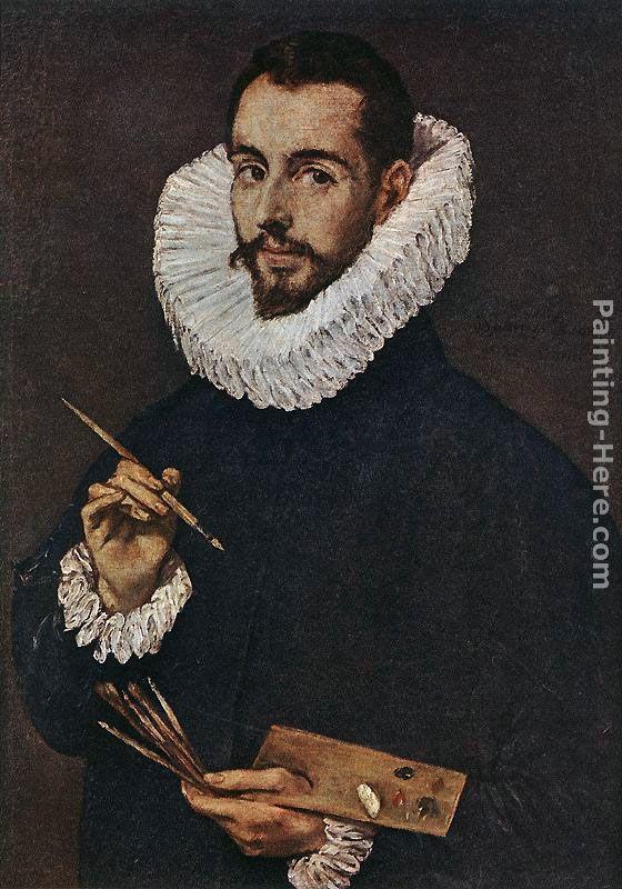 El Greco Portrait of the Artist's Son Jorge Manuel